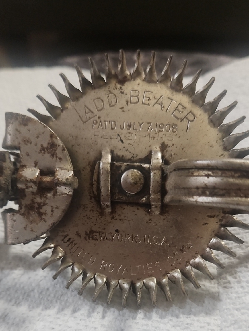 Stainless Pastry Crimper Wheel - Silver